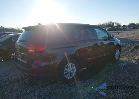 2018 Kia Sedona Lx из США, поврежденный, VIN KNDMB5C13J6351559